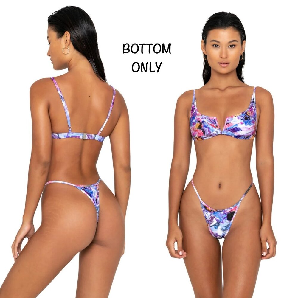 FAE Swim JONES Bikini Bottom - Cabana - G-String - Minimal Coverage